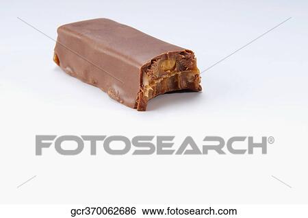 Close-up of an eaten chocolate bar View Large Photo Image Stock Photograph - Close-up of an eaten chocolate bar. Fotosearch