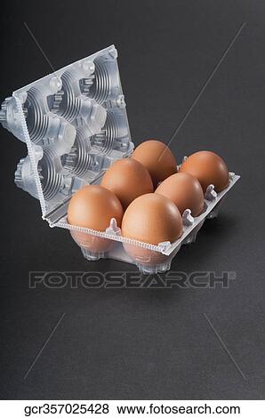 Close-up of an egg's carton View Large Photo Image Stock Photo - Close-up of an egg's carton. Fotosearch