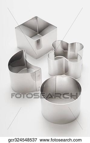Close-up of assorted cookie cutters View Large Photo Image Stock Photo - Close-up of assorted cookie cutters. Fotosearch