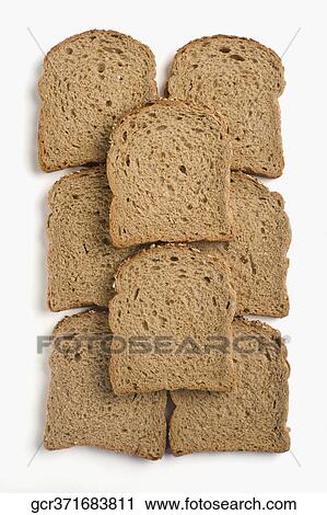 Close-up of bread slices View Large Photo Image Stock Image - Close-up of bread slices. Fotosearch