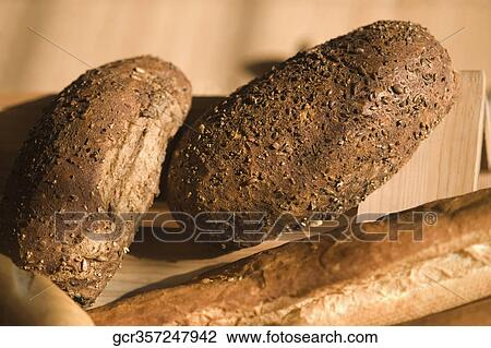 Close-up of breads View Large Photo Image Stock Image - Close-up of breads. Fotosearch