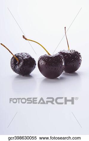 Close-up of cherries View Large Photo Image Stock Photography - Close-up of cherries. Fotosearch