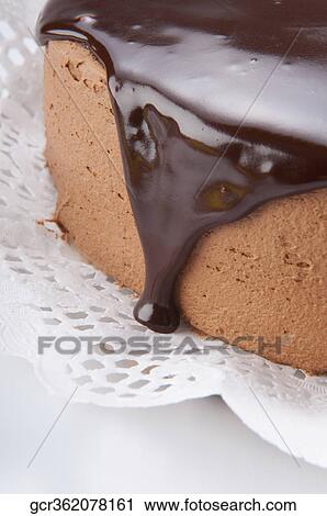 Close-up of chocolate sauce on a cake View Large Photo Image Stock Image - Close-up of chocolate sauce on a cake. Fotosearch