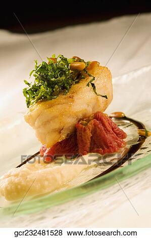 Close-up of exotic gourmet fish View Large Photo Image Stock Photo - Close-up of exotic gourmet fish. Fotosearch