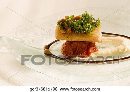 Stock Photo - Close-up of exotic gourmet fish. Fotosearch