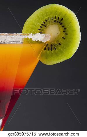 Close-up of kiwi cocktail View Large Photo Image Stock Photography - Close-up of kiwi cocktail. Fotosearch