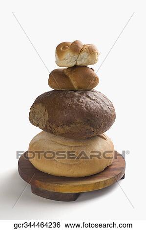 Close-up of stack of bread View Large Photo Image Stock Photograph - Close-up of stack of bread. Fotosearch