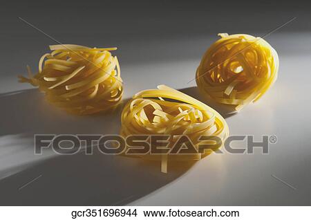 Close-up of uncooked pappardelle pasta View Large Photo Image Picture - Close-up of uncooked pappardelle pasta. Fotosearch
