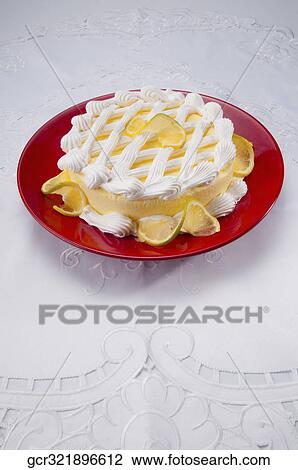 High angle view of a lemon meringue pie View Large Photo Image Stock Image - High angle view of a lemon meringue pie. Fotosearch