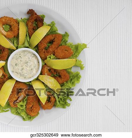 High angle view of crumb fried squid View Large Photo Image Stock Photo - High angle view of crumb fried squid. Fotosearch