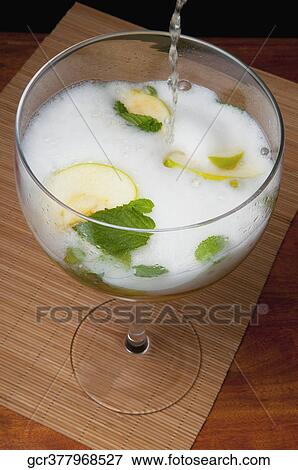 High angle view of fruit cocktail View Large Photo Image Stock Photo - High angle view of fruit cocktail. Fotosearch