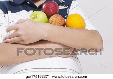 Mid section view of a boy carrying fruits View Large Photo Image Stock Image - Mid section view of a boy carrying fruits. Fotosearch