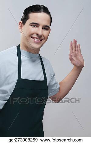 Stock Photo - Portrait of a man smiling. Fotosearch