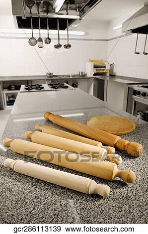Rolling pins on the kitchen counter View Large Photo Image Stock Photo - Rolling pins on the kitchen counter. Fotosearch