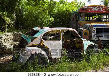 Abandoned car and a truck in a field, Virginia Key, Miami-Dade County, Florida, USA View Large Photo Image Stock Image - Abandoned car and a truck in a field, Virginia Key, Miami-Dade County, Florida, USA. Fotosearch