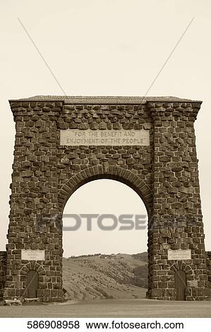 Archway in a field, Norris, Madison County, Montana, USA View Large Photo Image Stock Photo - Archway in a field, Norris, Madison County, Montana, USA. Fotosearch