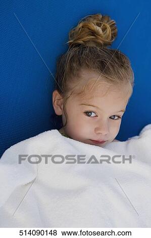 Stock Photo - Close-up of a baby girl. Fotosearch
