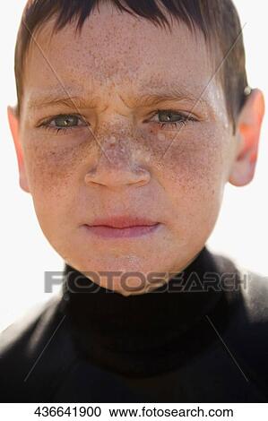 Stock Image - Close-up of a boy. Fotosearch