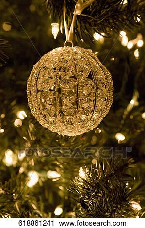 Stock Image - Close-up of a Christmas ornament. Fotosearch