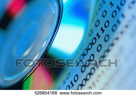 Close-up of a compact disc over a document View Large Photo Image Stock Photo - Close-up of a compact disc over a document. Fotosearch