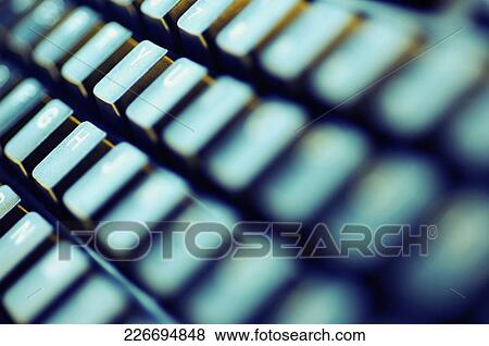 Close-up of a computer keyboard View Large Photo Image Stock Photo - Close-up of a computer keyboard. Fotosearch