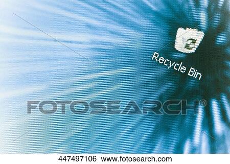 Stock Photograph - Close-up of a computer monitor. Fotosearch