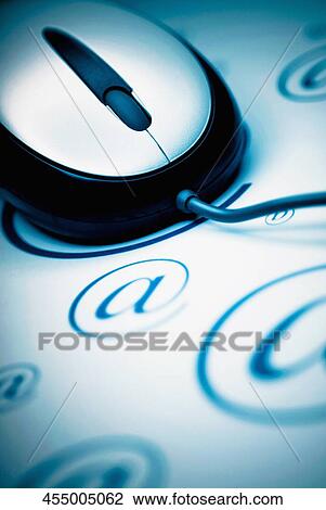 Stock Image - Close-up of a computer mouse. Fotosearch
