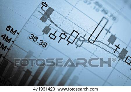 Stock Image - Close-up of a financial report. Fotosearch