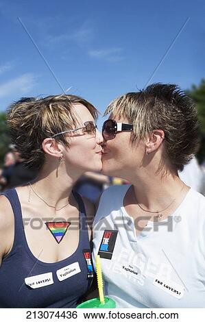 Close-up of a lesbian couple kissing, Washington DC, USA View Large Photo Image Stock Photograph - Close-up of a lesbian couple kissing, Washington DC, USA. Fotosearch