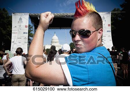 Close-up of a lesbian woman flexing muscles, Washington DC, USA View Large Photo Image Stock Image - Close-up of a lesbian woman flexing muscles, Washington DC, USA. Fotosearch