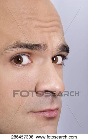 Stock Photograph - Close-up of a man. Fotosearch