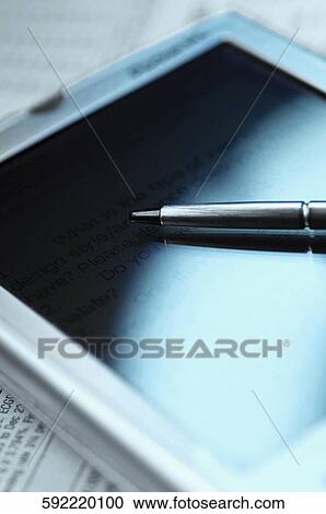 Close-up of a personal data assistant View Large Photo Image Stock Image - Close-up of a personal data assistant. Fotosearch