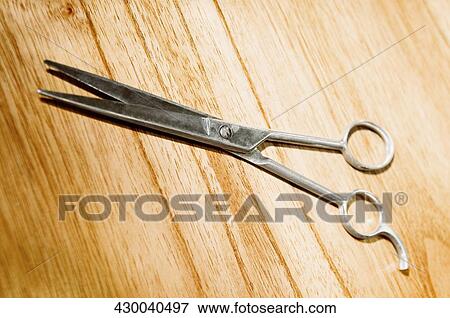 Close-up of a scissors View Large Photo Image Stock Photo - Close-up of a scissors. Fotosearch