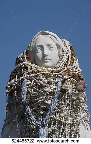 Close-up of a statue of Virgin Mary, St. Benedict Catholic Church, Honaunau, Kona, Hawaii, USA View Large Photo Image Stock Image - Close-up of a statue of Virgin Mary, St. Benedict Catholic Church, Honaunau, Kona, Hawaii, USA. Fotosearch