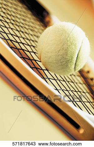 Close-up of a tennis ball and a tennis racket View Large Photo Image Stock Image - Close-up of a tennis ball and a tennis racket. Fotosearch