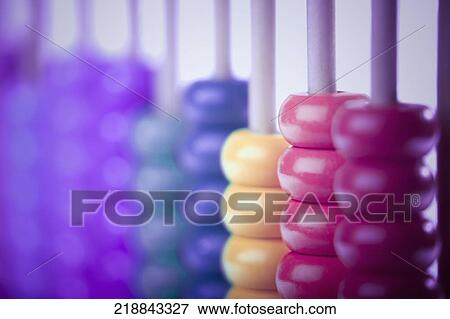 Stock Photo - Close-up of an abacus. Fotosearch