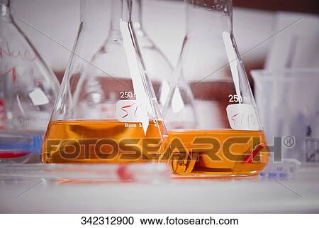 Close-up of beakers in a laboratory View Large Photo Image Stock Image - Close-up of beakers in a laboratory. Fotosearch