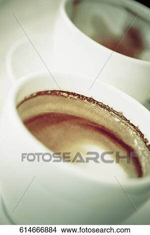 Picture - Close-up of coffee cups. Fotosearch