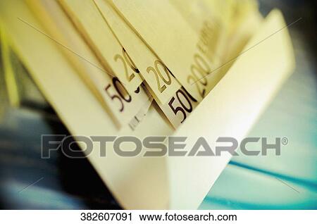 Close-up of European union banknotes in an envelope View Large Photo Image Stock Image - Close-up of European union banknotes in an envelope. Fotosearch