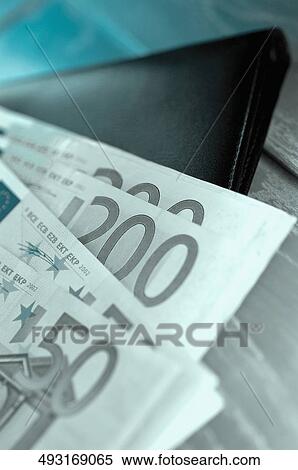 Close-up of European union banknotes and a wallet View Large Photo Image Stock Photography - Close-up of European union banknotes and a wallet. Fotosearch