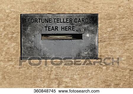 Close-up of fortune teller card box, Santa Monica, Los Angeles County, California, USA View Large Photo Image Stock Photography - Close-up of fortune teller card box, Santa Monica, Los Angeles County, California, USA. Fotosearch