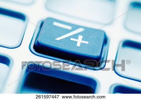 Close-up of the Plus-Minus button of a calculator View Large Photo Image Stock Photo - Close-up of the Plus-Minus button of a calculator. Fotosearch