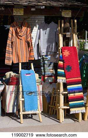 Clothes for sale in a market, Scottsdale, Phoenix, Maricopa County, Arizona, USA View Large Photo Image Stock Photo - Clothes for sale in a market, Scottsdale, Phoenix, Maricopa County, Arizona, USA. Fotosearch