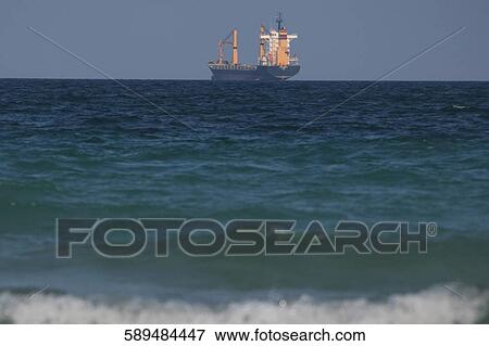 Container ship in the sea, Port Of Miami, Miami Beach, Florida, USA View Large Photo Image Stock Photo - Container ship in the sea, Port Of Miami, Miami Beach, Florida, USA. Fotosearch