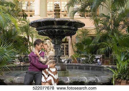 Couple romancing in a hotel, Biltmore Hotel, Coral Gables, Florida, USA View Large Photo Image Stock Photo - Couple romancing in a hotel, Biltmore Hotel, Coral Gables, Florida, USA. Fotosearch