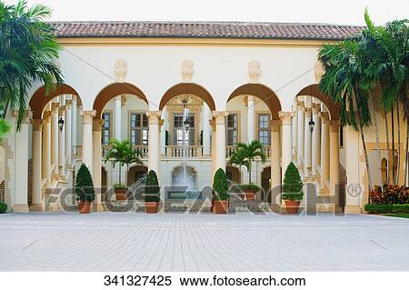 Facade of a hotel building, Biltmore Hotel, Coral Gables, Florida, USA View Large Photo Image Stock Photography - Facade of a hotel building, Biltmore Hotel, Coral Gables, Florida, USA. Fotosearch