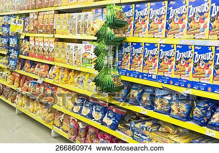 Groceries in a supermarket View Large Photo Image Picture - Groceries in a supermarket. Fotosearch