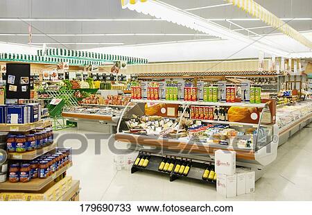 Groceries in a supermarket View Large Photo Image Stock Image - Groceries in a supermarket. Fotosearch