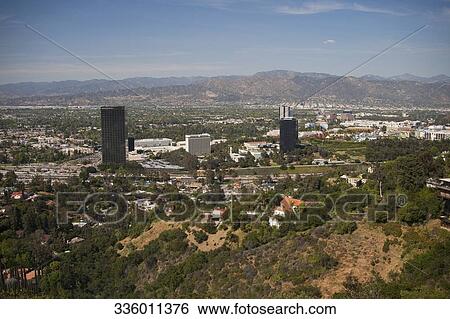 High angle view of a city, Beverly Hills, Los Angeles County, California, USA View Large Photo Image Stock Photograph - High angle view of a city, Beverly Hills, Los Angeles County, California, USA. Fotosearch