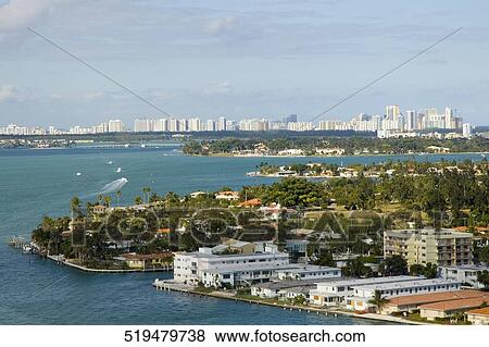 High angle view of a city, Miami, Florida, USA View Large Photo Image Stock Photo - High angle view of a city, Miami, Florida, USA. Fotosearch